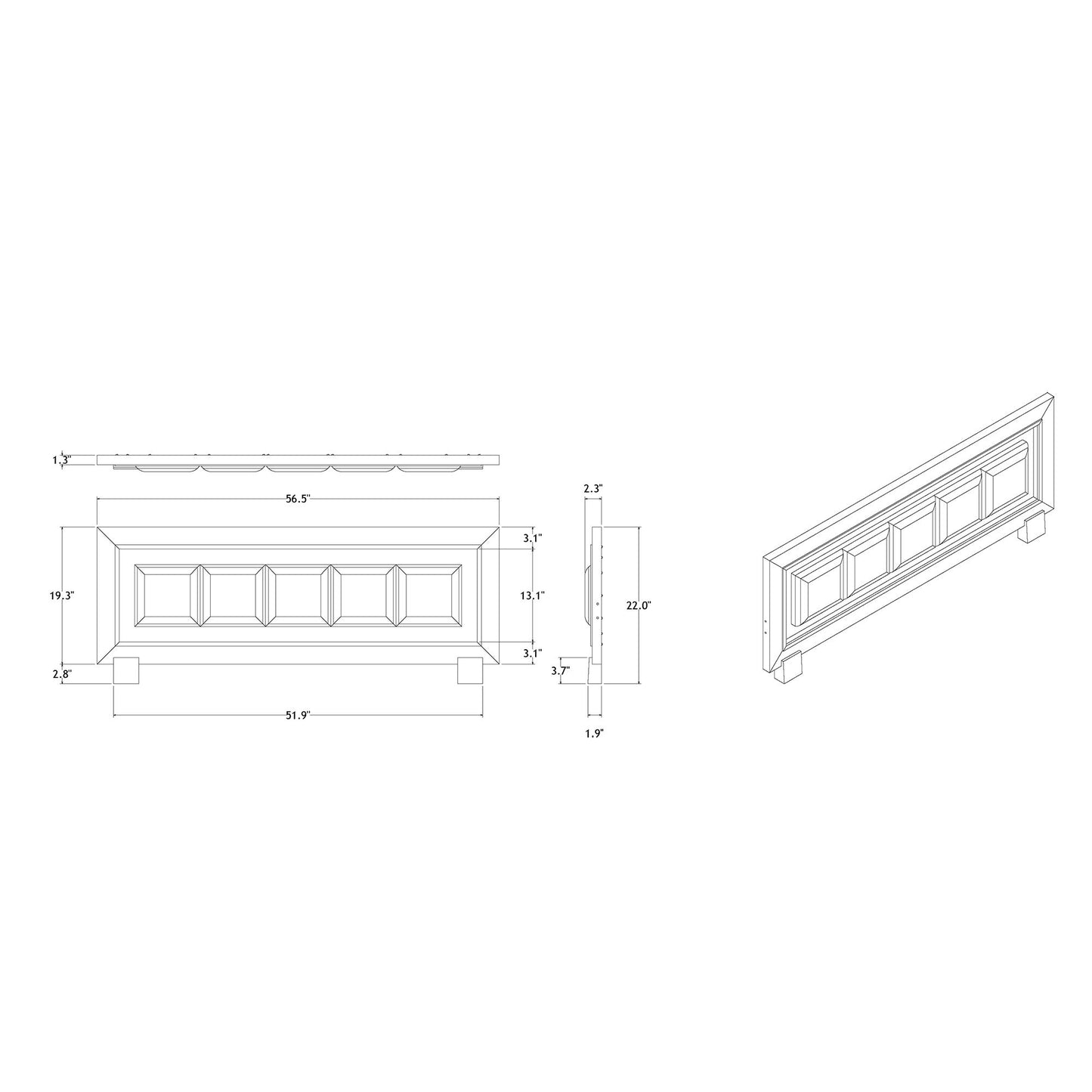 Skye - Bed Elegant Design - The Sleep Loft - Online Mattress Showroom NYC