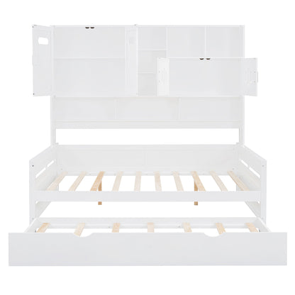 Daybed With All-In-One Cabinet And Shelf - The Sleep Loft - Online Mattress Showroom NYC