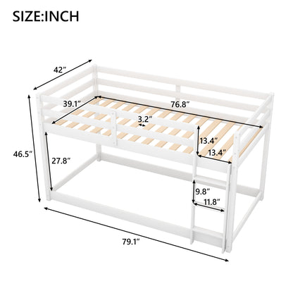 Floor Bunk Bed With Ladder - The Sleep Loft - Online Mattress Showroom NYC
