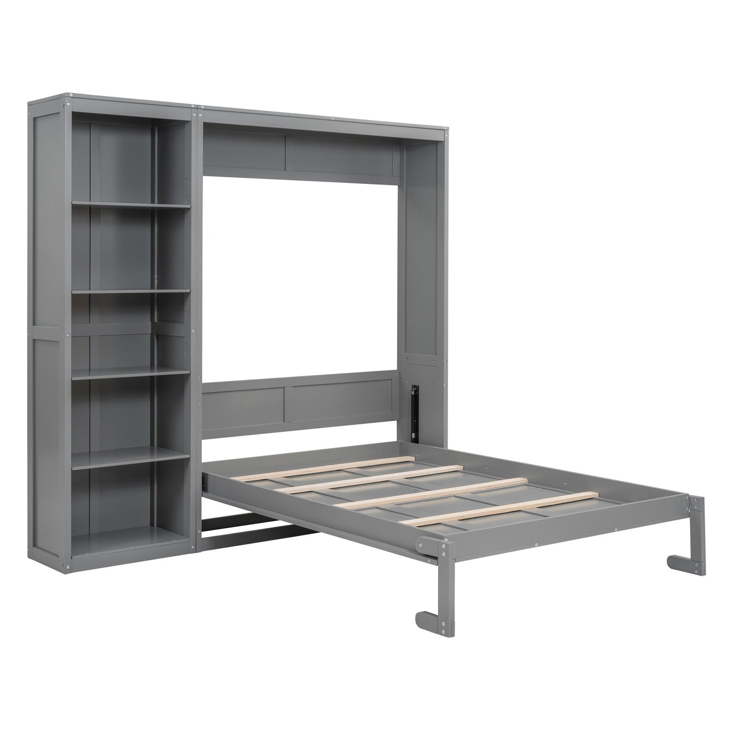 Murphy Wall Bed With Shelves - The Sleep Loft - Online Mattress Showroom NYC