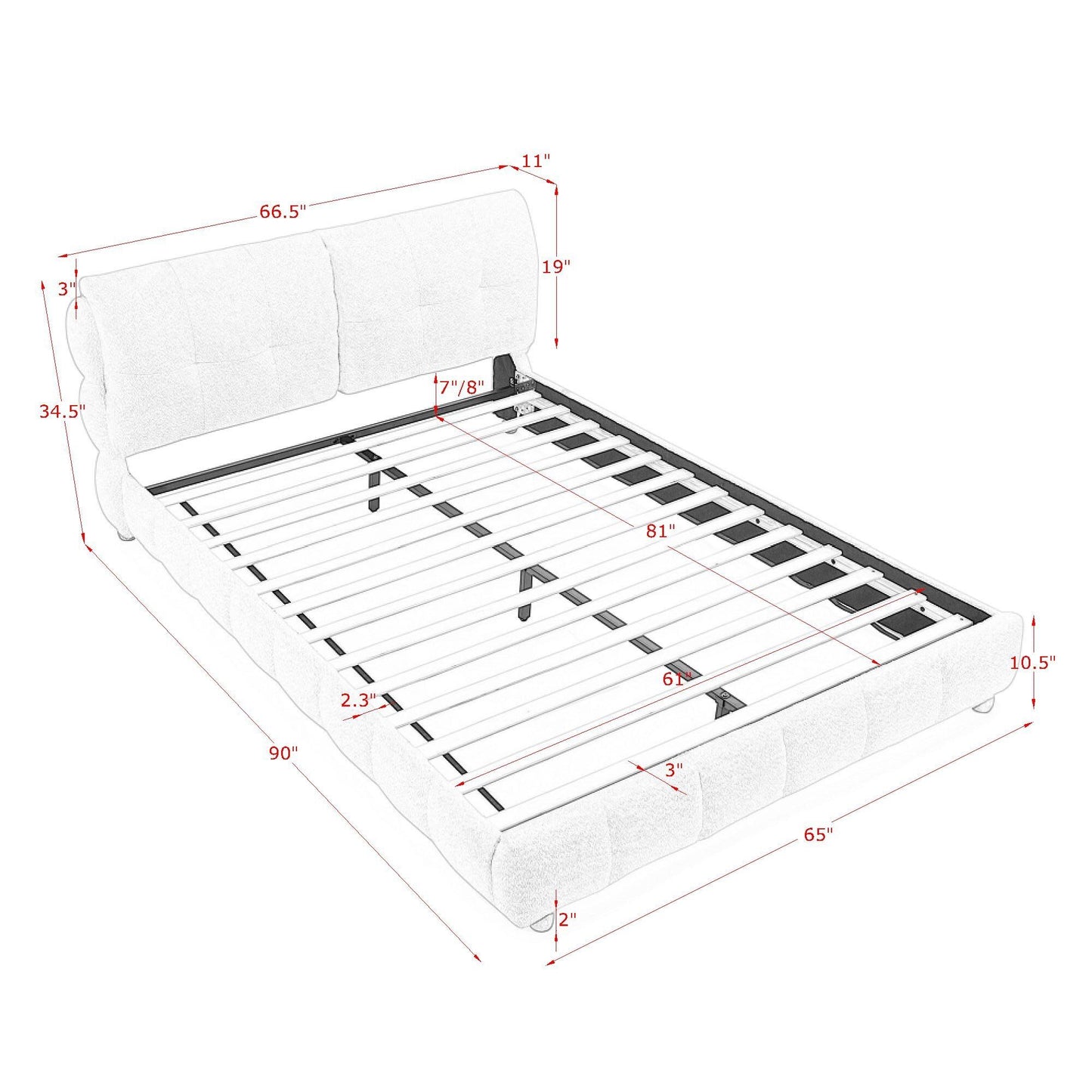 Platform Bed & Upholstered Frame - The Sleep Loft - Online Mattress Showroom NYC