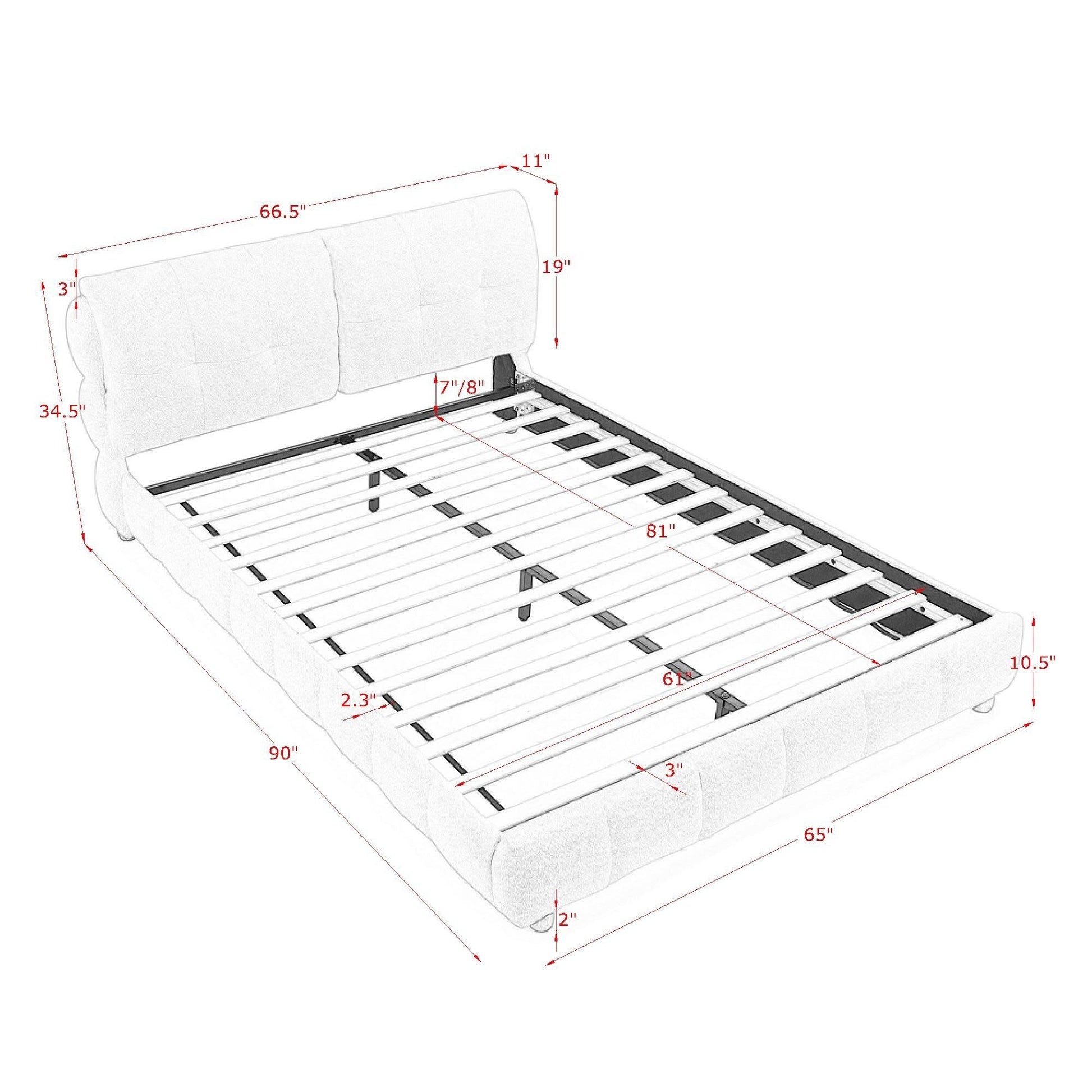 Platform Bed & Upholstered Frame - The Sleep Loft - Online Mattress Showroom NYC