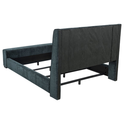 Sebastian - Upholstered Bed With Built-In Flame Visualizer And Bluetooth Speaker - The Sleep Loft - Online Mattress Showroom NYC