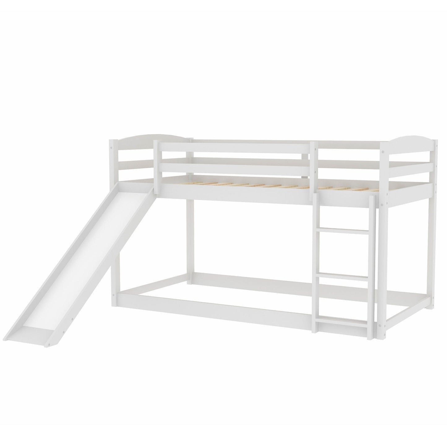 Durable Bunk Bed With Convertible Slide And Ladder - The Sleep Loft - Online Mattress Showroom NYC