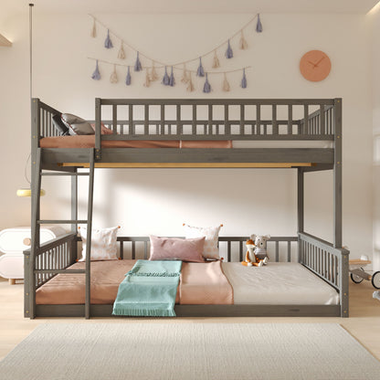 Bunk Bed With Ladder And Guardrails - The Sleep Loft - Online Mattress Showroom NYC