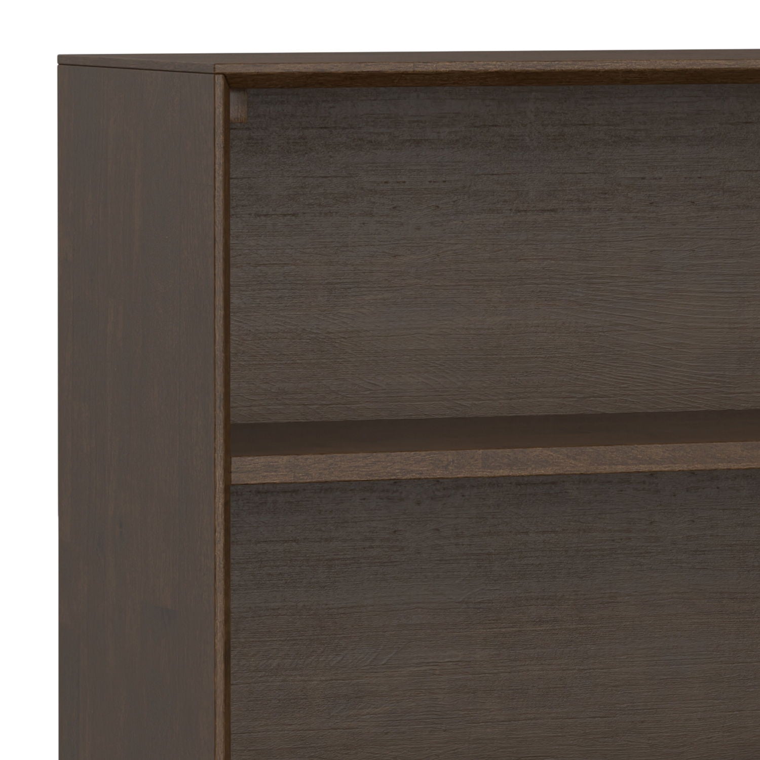Banting - Low Wide Bookcase - Walnut Brown - The Sleep Loft - Online Mattress Showroom NYC