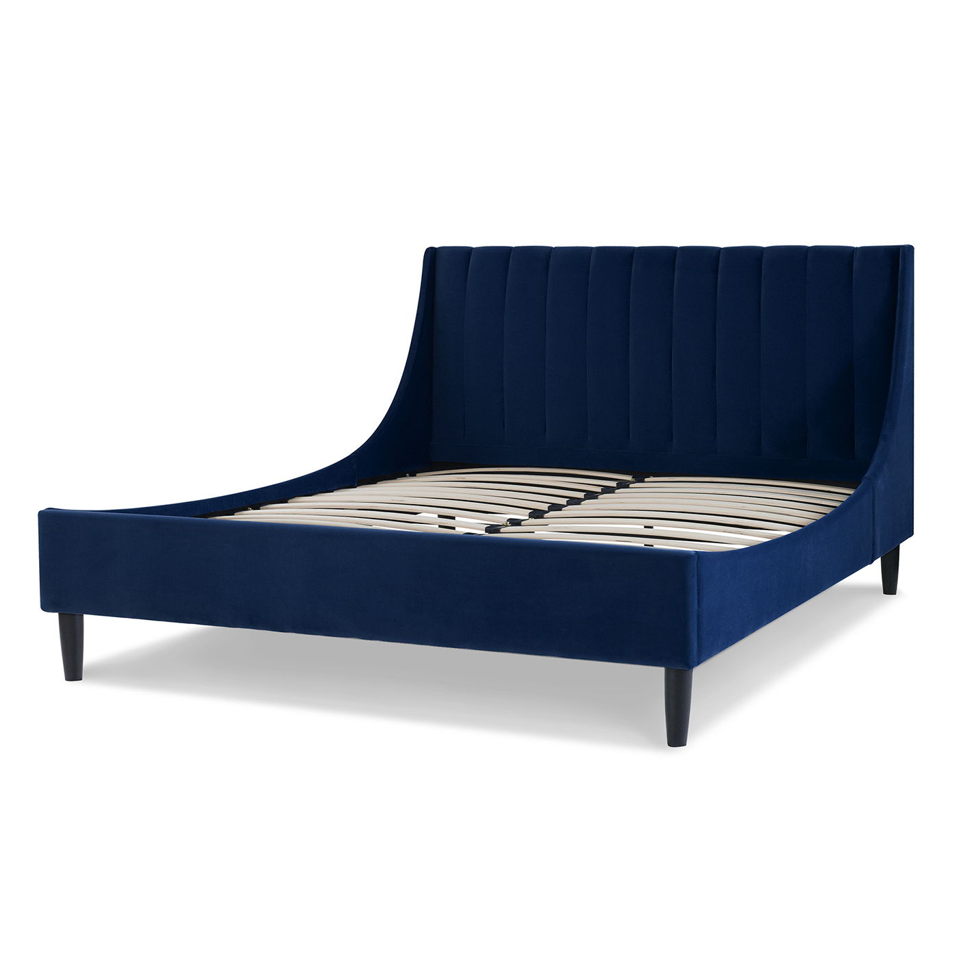Aspen - Vertical Tufted Modern Headboard Platform Bed Set - The Sleep Loft - Online Mattress Showroom NYC
