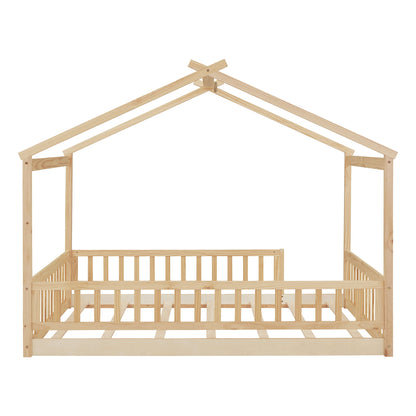 Bed House Bed Frame With Fence - The Sleep Loft - Online Mattress Showroom NYC