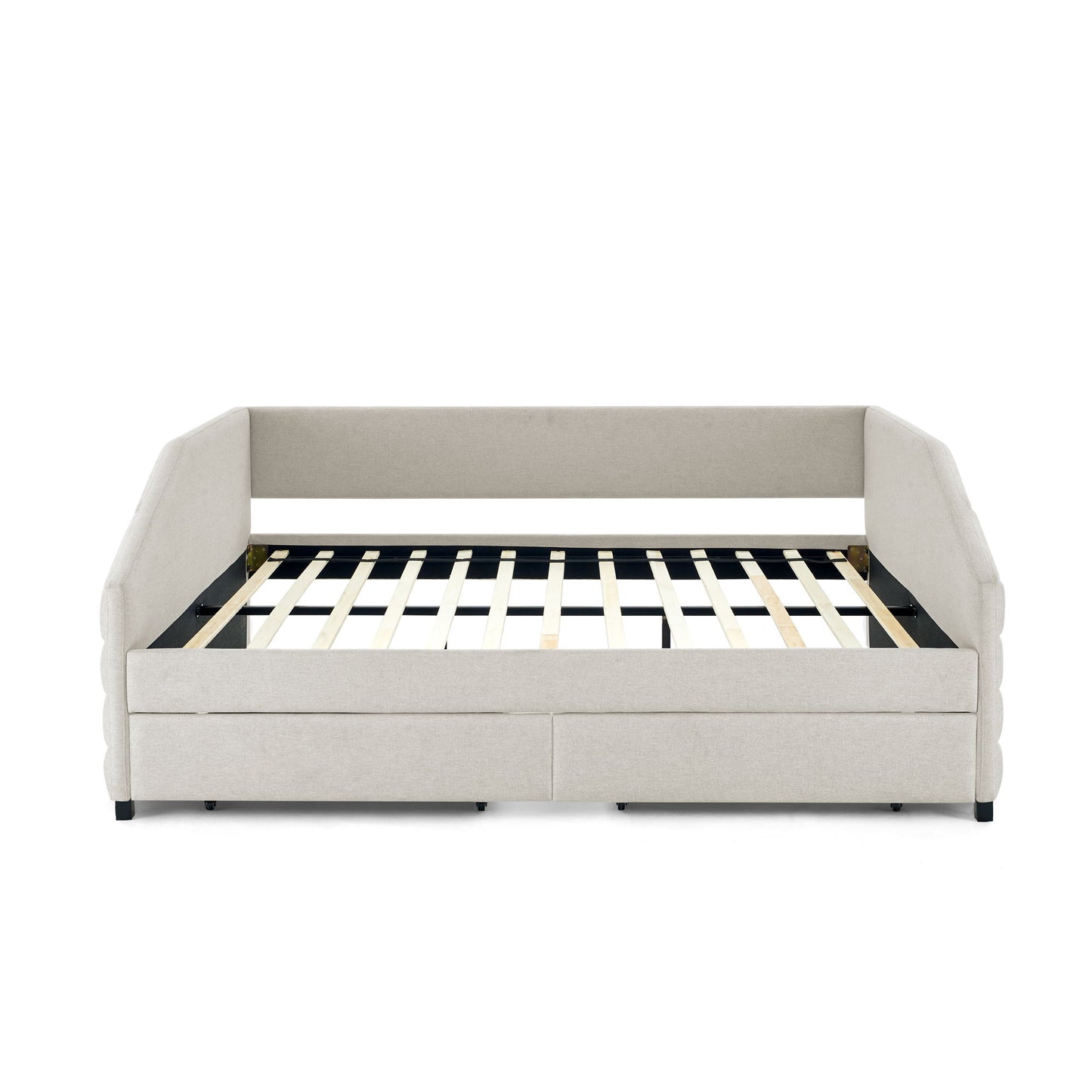 Elegant Daybed With Trundle Upholstered Tufted Sofa Bed - The Sleep Loft - Online Mattress Showroom NYC