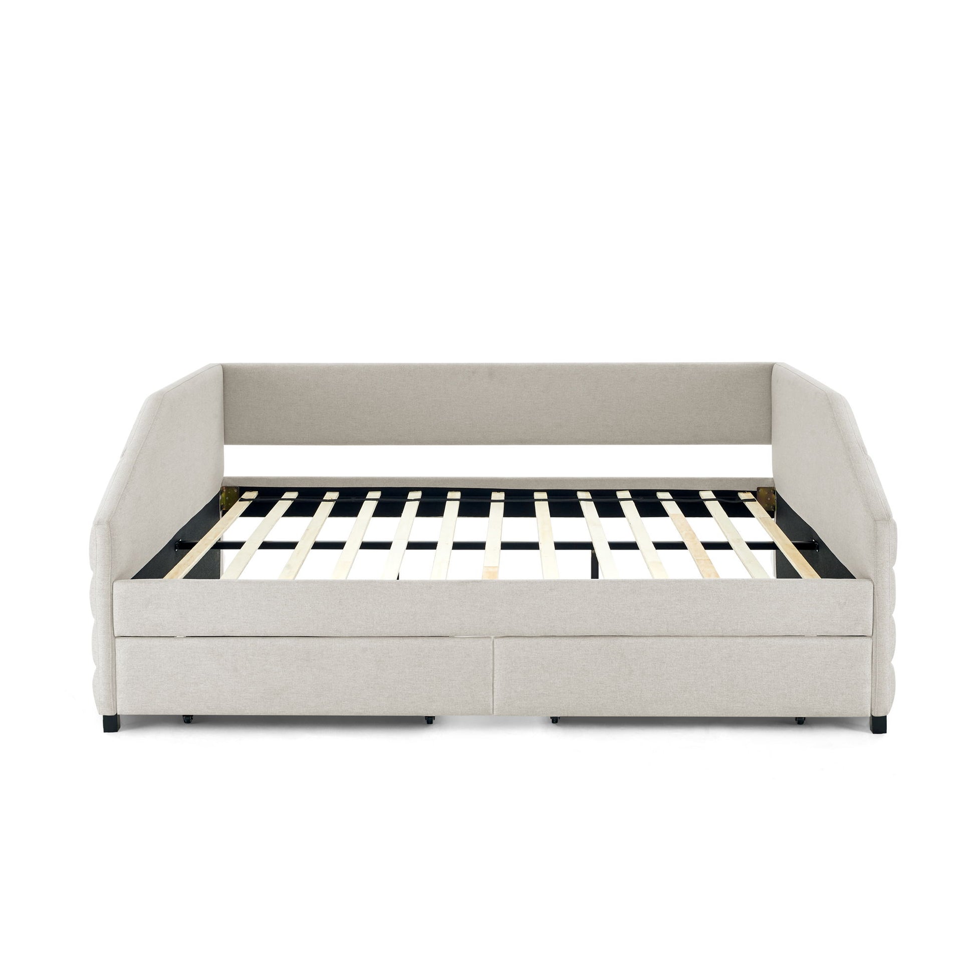 Elegant Daybed With Trundle Upholstered Tufted Sofa Bed - The Sleep Loft - Online Mattress Showroom NYC