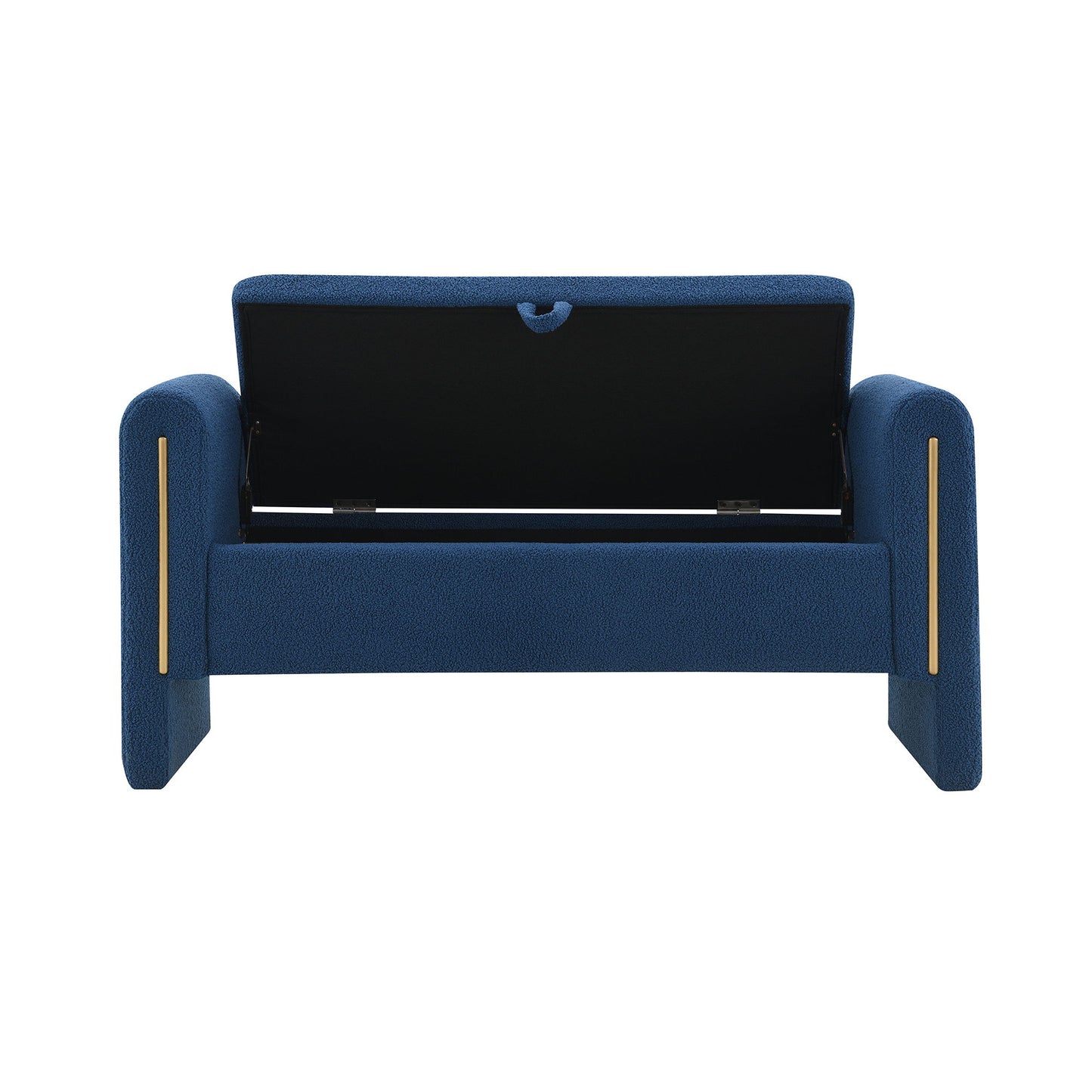 Modern Teddy Upholstered Large Bed End Bench With Arms And Storage - The Sleep Loft - Online Mattress Showroom NYC
