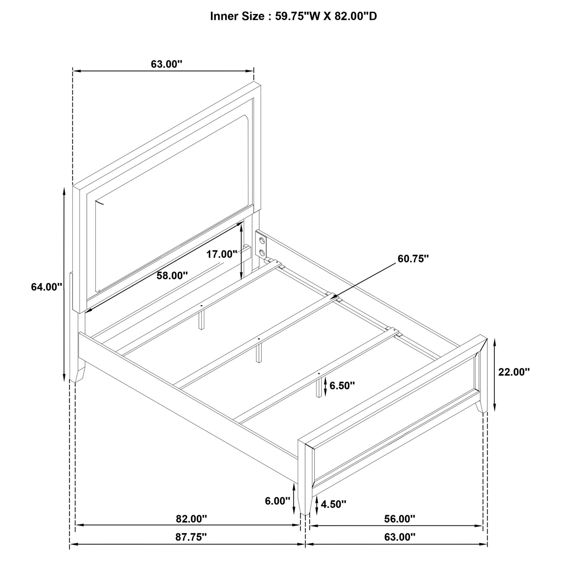 Inverness - Panel Bed With Padded Headboard - The Sleep Loft - Online Mattress Showroom NYC