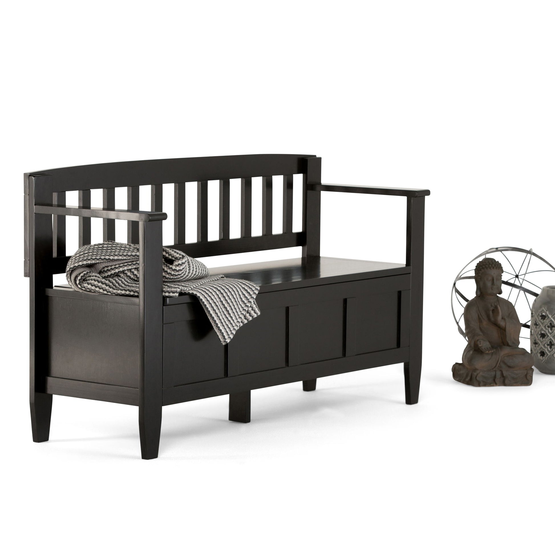 Brooklyn - Handcrafted Entryway Storage Bench - The Sleep Loft - Online Mattress Showroom NYC