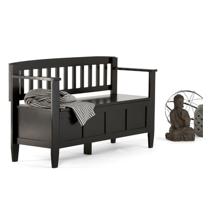 Brooklyn - Handcrafted Entryway Storage Bench - The Sleep Loft - Online Mattress Showroom NYC
