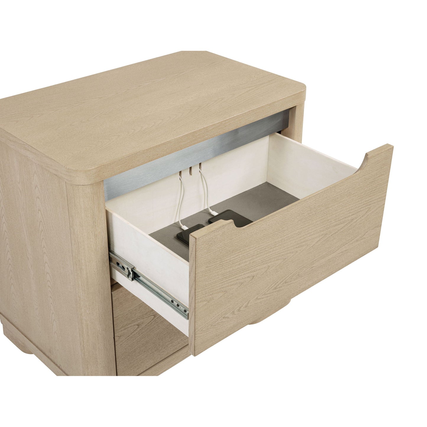 Mirador - 2 Drawer Nightstand Bedside Table - Natural - The Sleep Loft - Online Mattress Showroom NYC