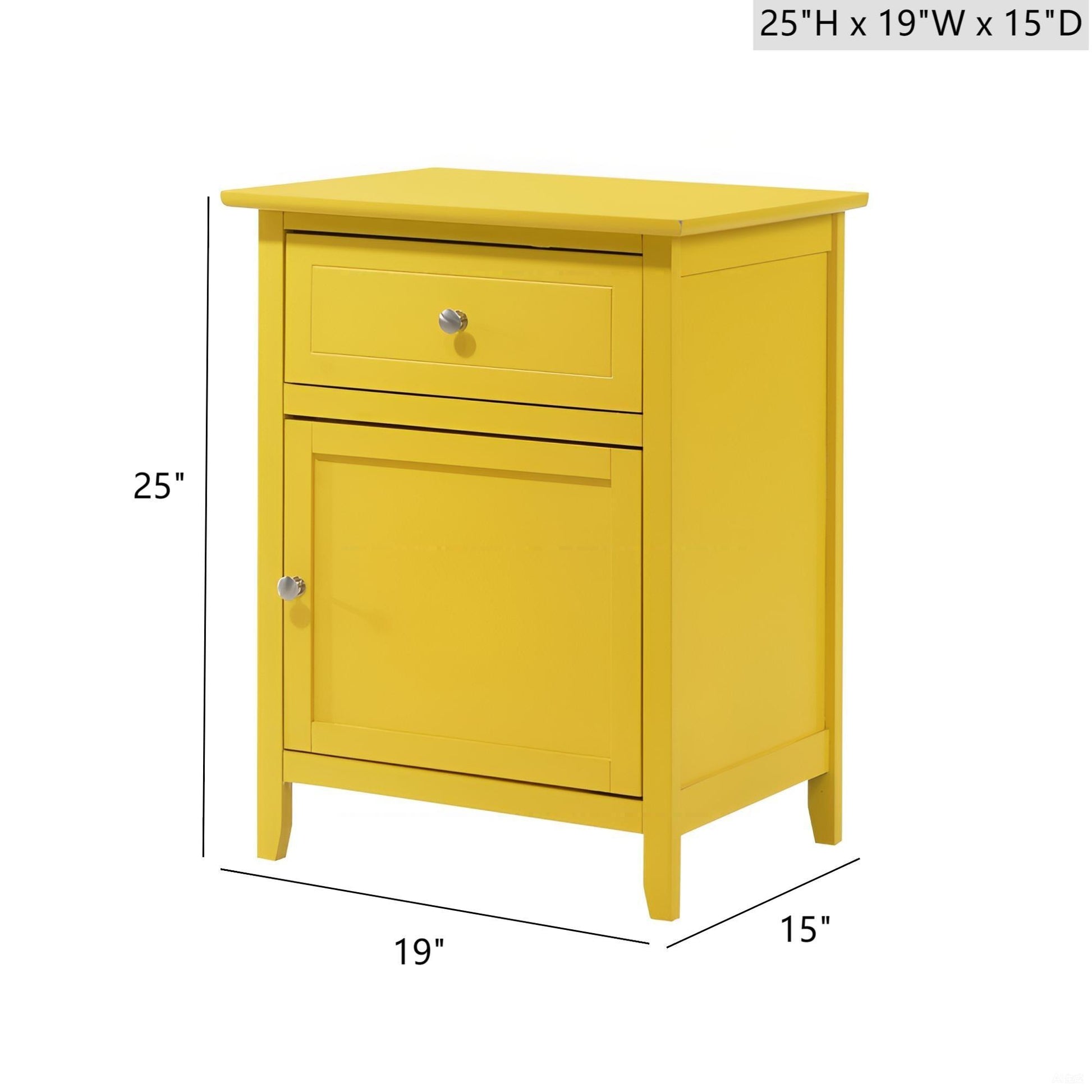 1 Drawer / 1 Door Nightstand - The Sleep Loft - Online Mattress Showroom NYC