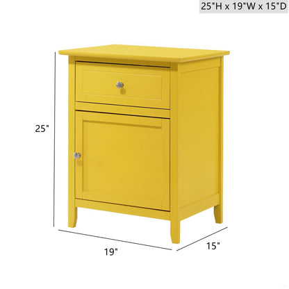 1 Drawer / 1 Door Nightstand - The Sleep Loft - Online Mattress Showroom NYC