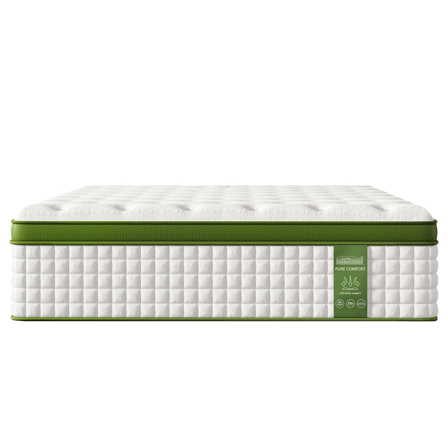 12" Hybrid Mattress With Gel Memory Foam & Pocket Springs - The Sleep Loft - Online Mattress Showroom NYC