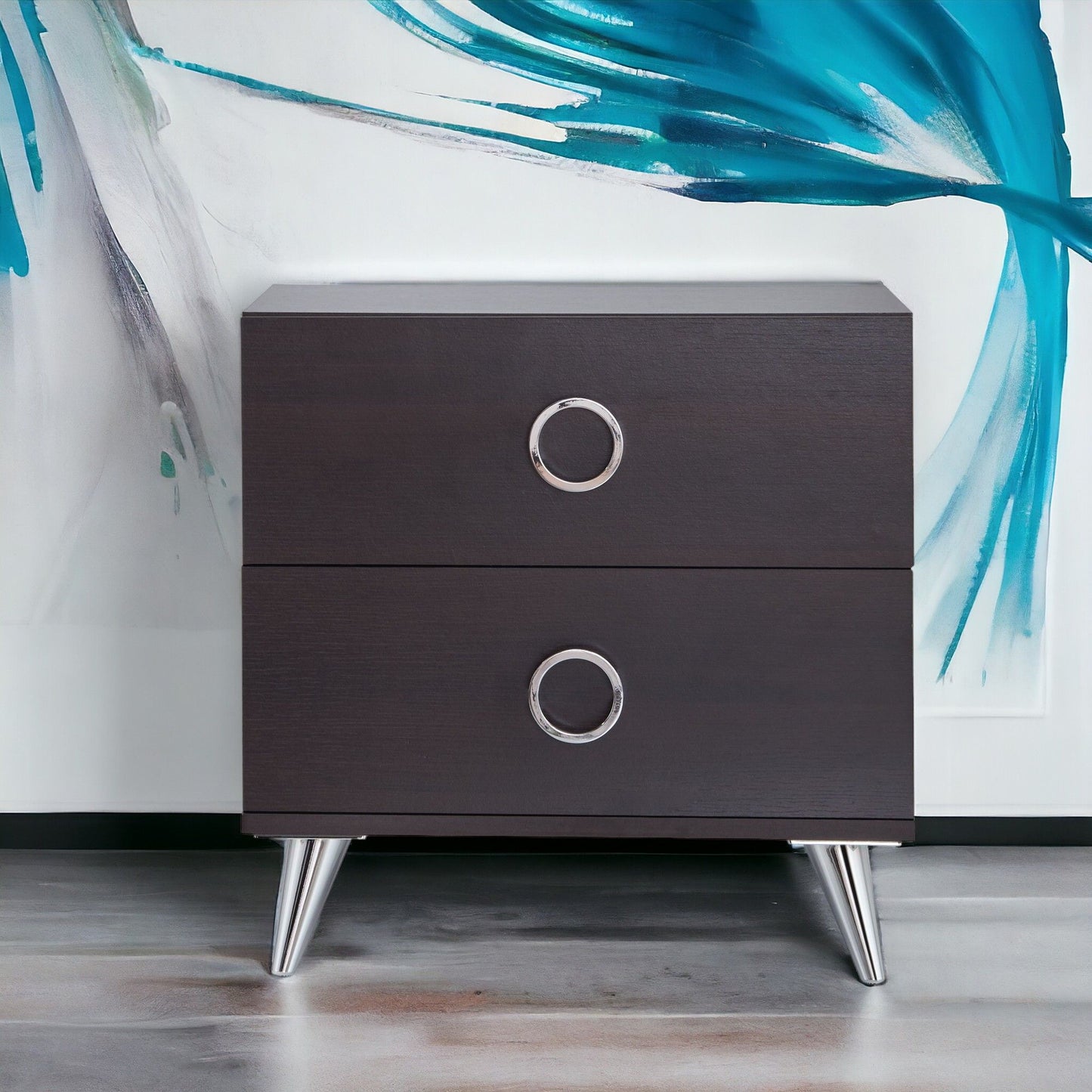 Elms - Accent Table - Espresso - The Sleep Loft - Online Mattress Showroom NYC