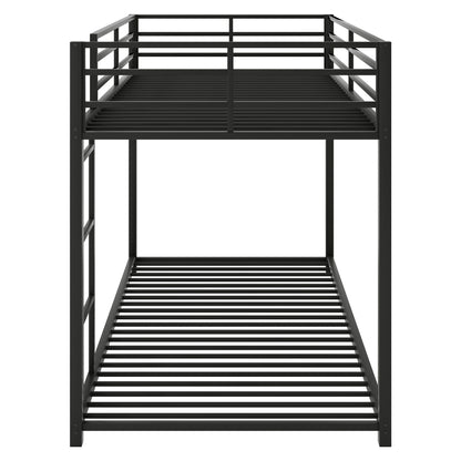 Metal Bunk Bed, Low Bunk Bed With Ladder - The Sleep Loft - Online Mattress Showroom NYC