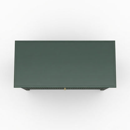 Fluted 3 Drawer Nightstand With Soft Close Slides