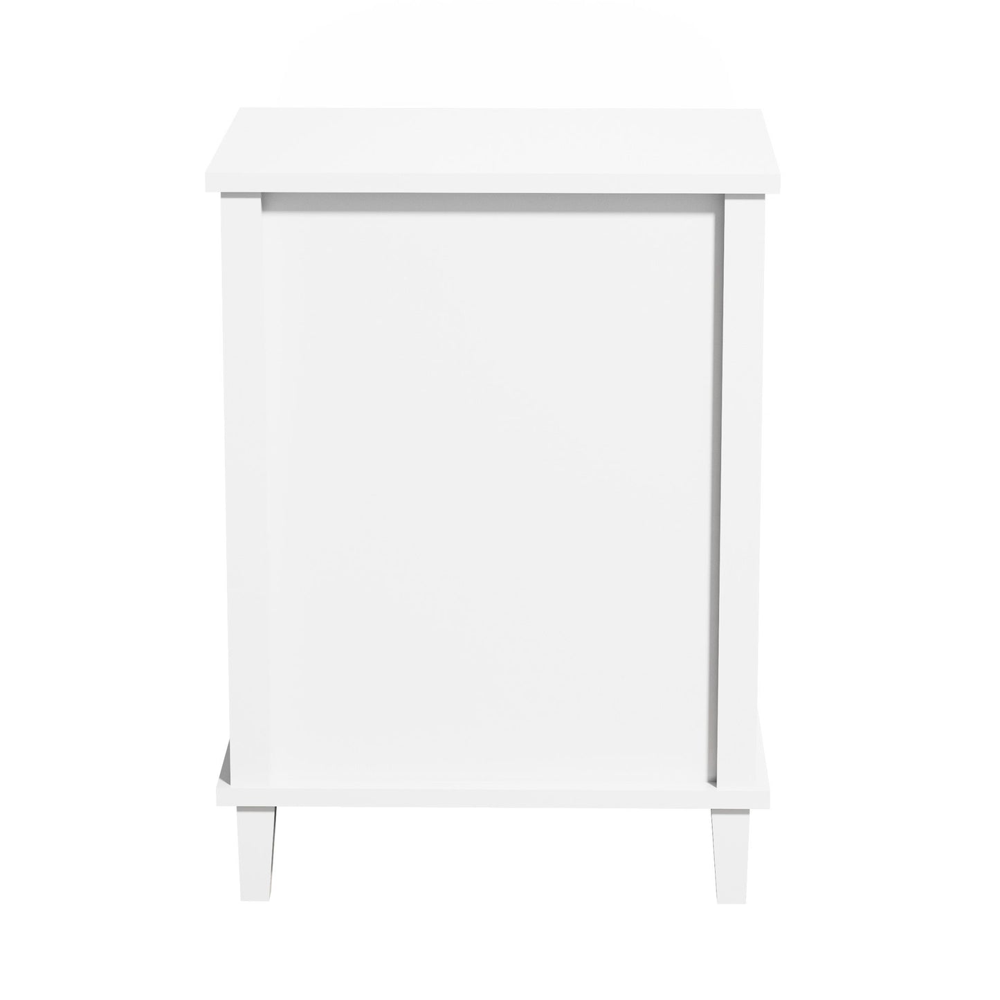 Nightstand & 1 Drawer And 1 Shelf - White - The Sleep Loft - Online Mattress Showroom NYC