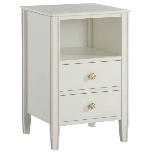 Winston - 2 Drawer Storage Nightstand - The Sleep Loft - Online Mattress Showroom NYC