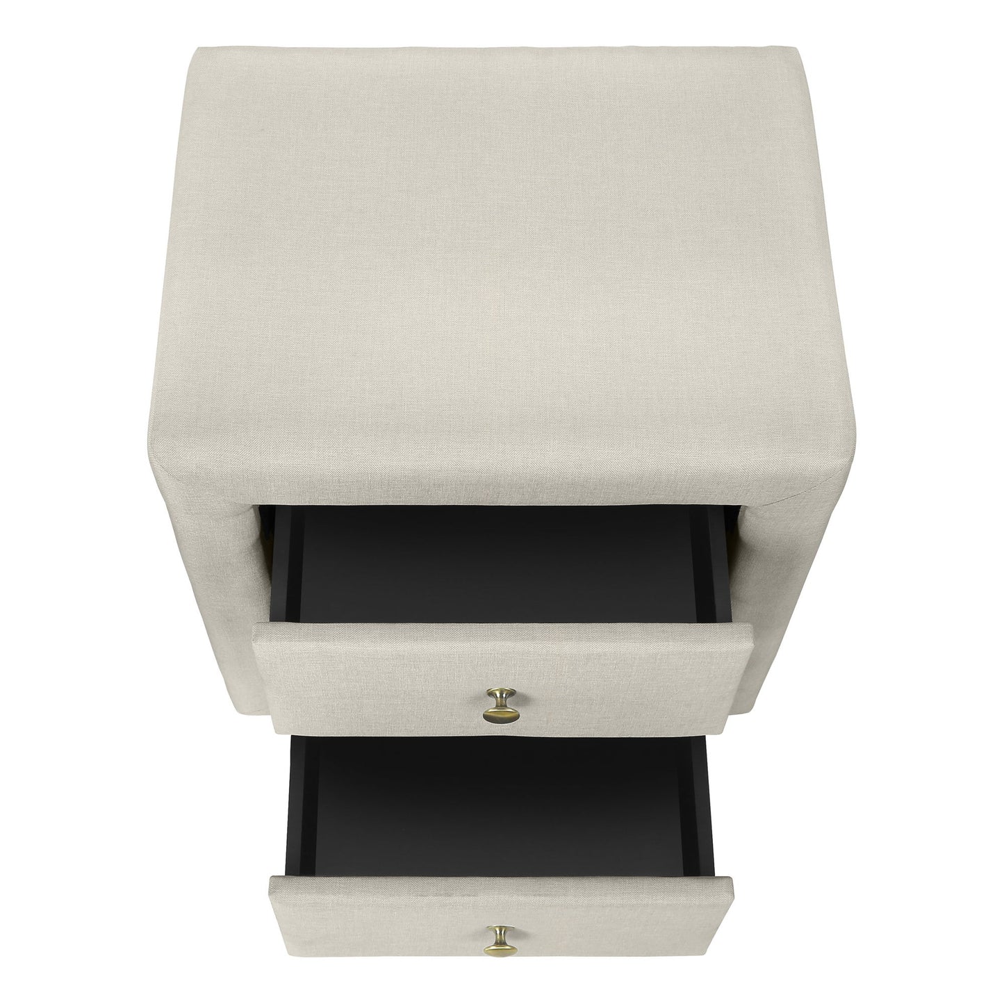 Nightstand, Storage Drawer Versatile Use, Upholstered, Transitional - The Sleep Loft - Online Mattress Showroom NYC