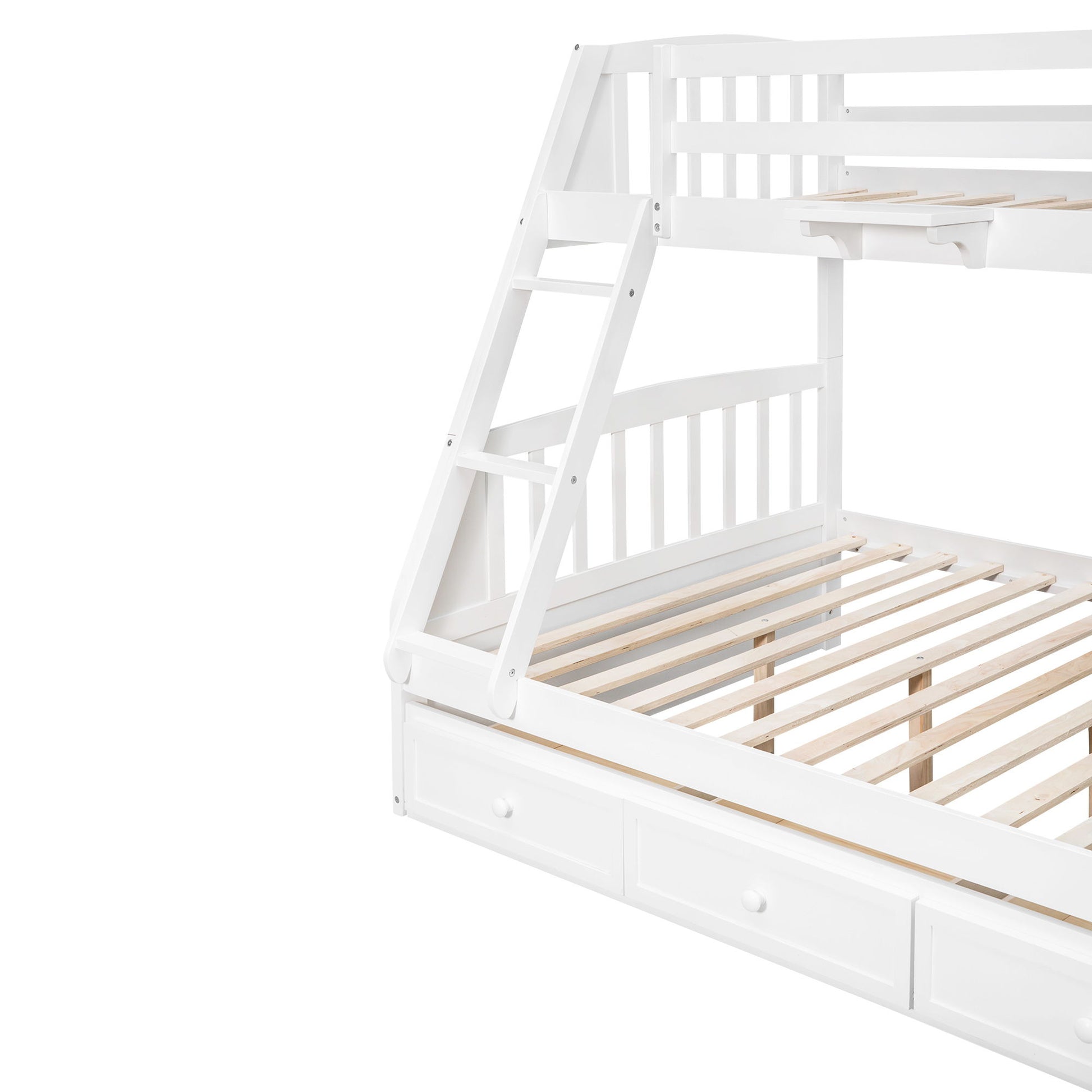 Bunk Bed With Drawers, Ladder And Storage Staircase - The Sleep Loft - Online Mattress Showroom NYC