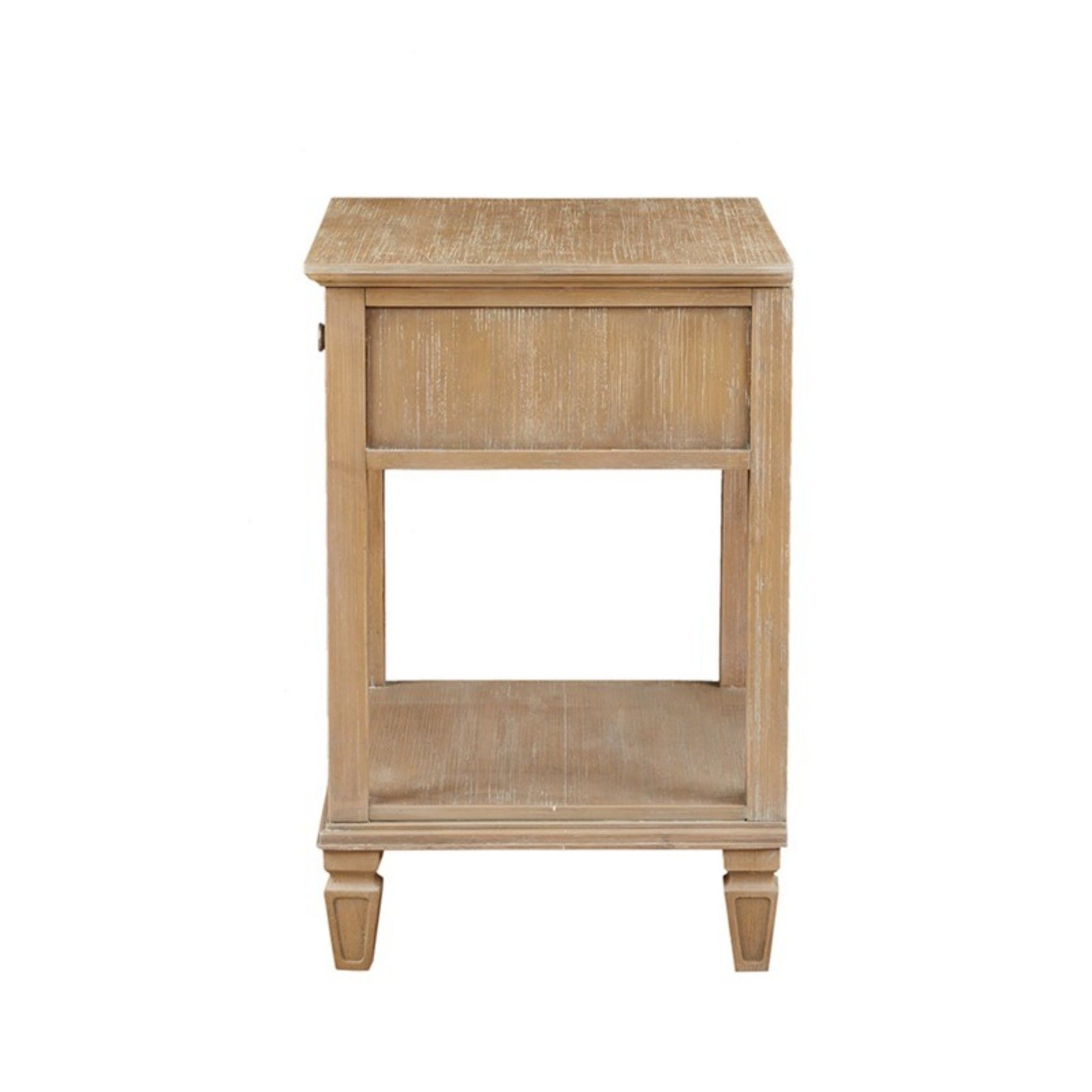 Victoria - Bedside Table With Drawer And Shelf - The Sleep Loft - Online Mattress Showroom NYC