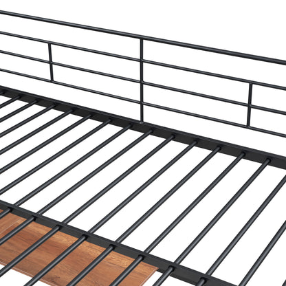 Loft Bed With Desk And Grid, Stylish Frame With Lateral Storage Ladder And Wardrobe - The Sleep Loft - Online Mattress Showroom NYC
