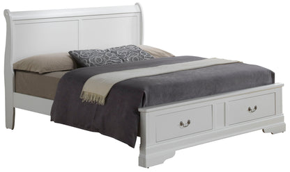 Upholstered Panel Sleigh Bed Design