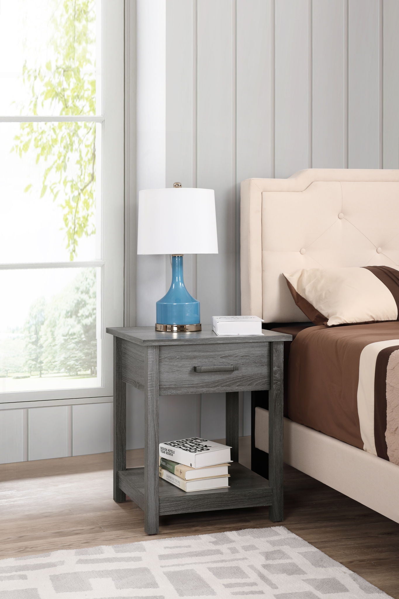 Salem - Nightstand - The Sleep Loft - Online Mattress Showroom NYC