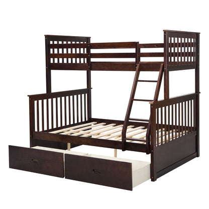 Bunk Bed With Ladder, And Safety Guard Rails - The Sleep Loft - Online Mattress Showroom NYC
