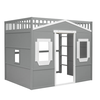 Elegant House Loft Bed With Ladder - The Sleep Loft - Online Mattress Showroom NYC