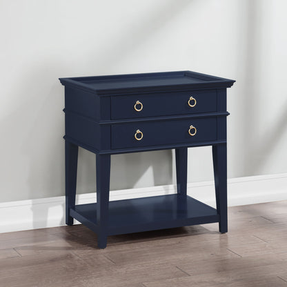 Carmona - 2 Drawer Tray Top Nightstand Pulls - The Sleep Loft - Online Mattress Showroom NYC