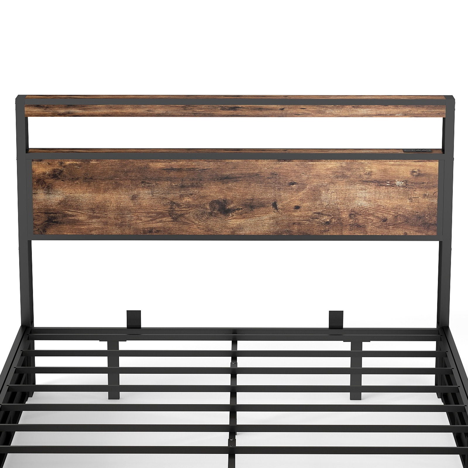 Frame With Hydraulic Lift Storage, RGB LED Lights & Multi-Port Charging, No Box Spring Needed - The Sleep Loft - Online Mattress Showroom NYC