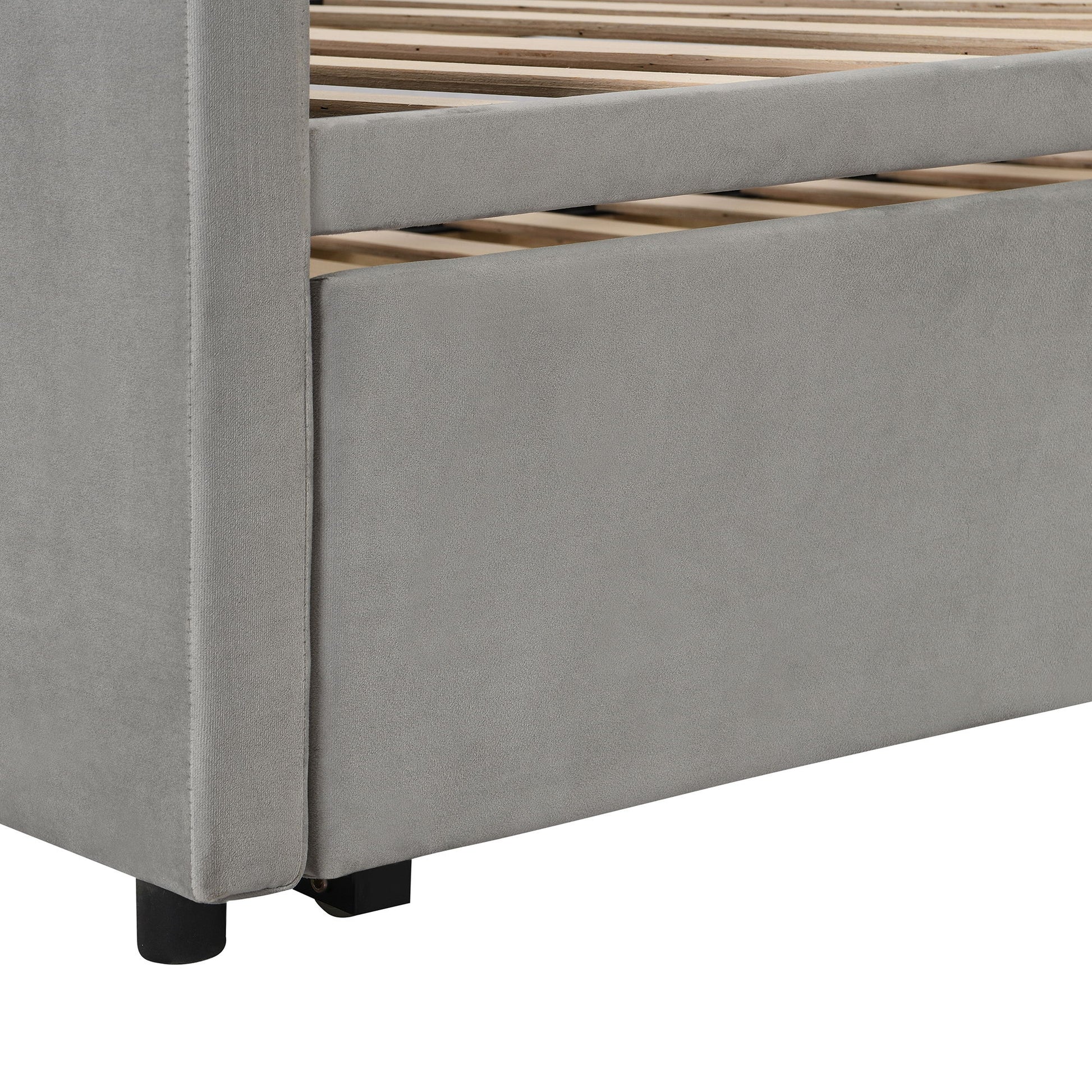 Twin Size Upholstered Daybed With Pop Up Trundle - The Sleep Loft - Online Mattress Showroom NYC