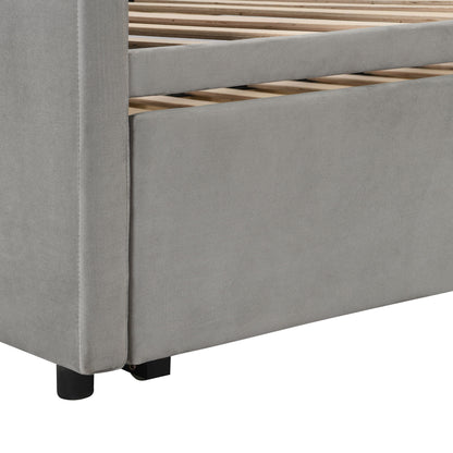 Twin Size Upholstered Daybed With Pop Up Trundle - The Sleep Loft - Online Mattress Showroom NYC
