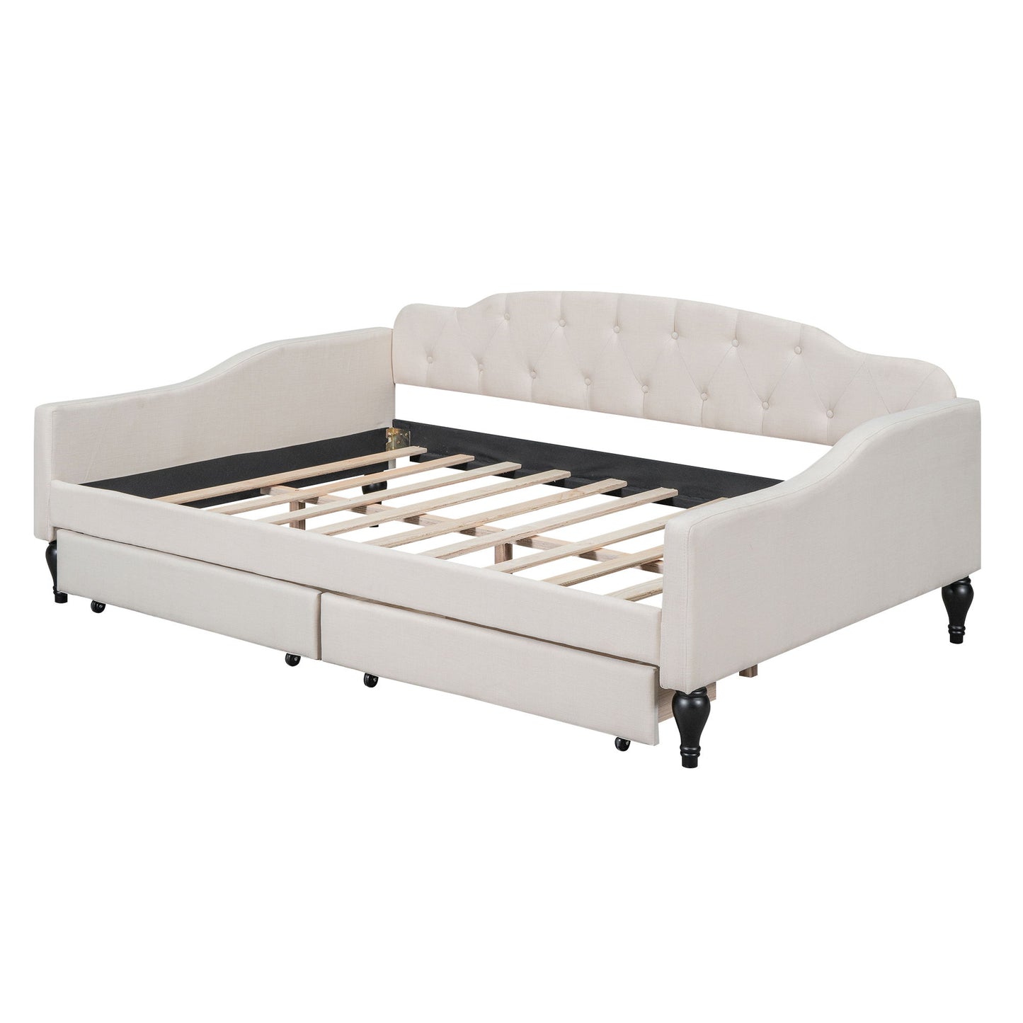 Upholstered Tufted Daybed - The Sleep Loft - Online Mattress Showroom NYC