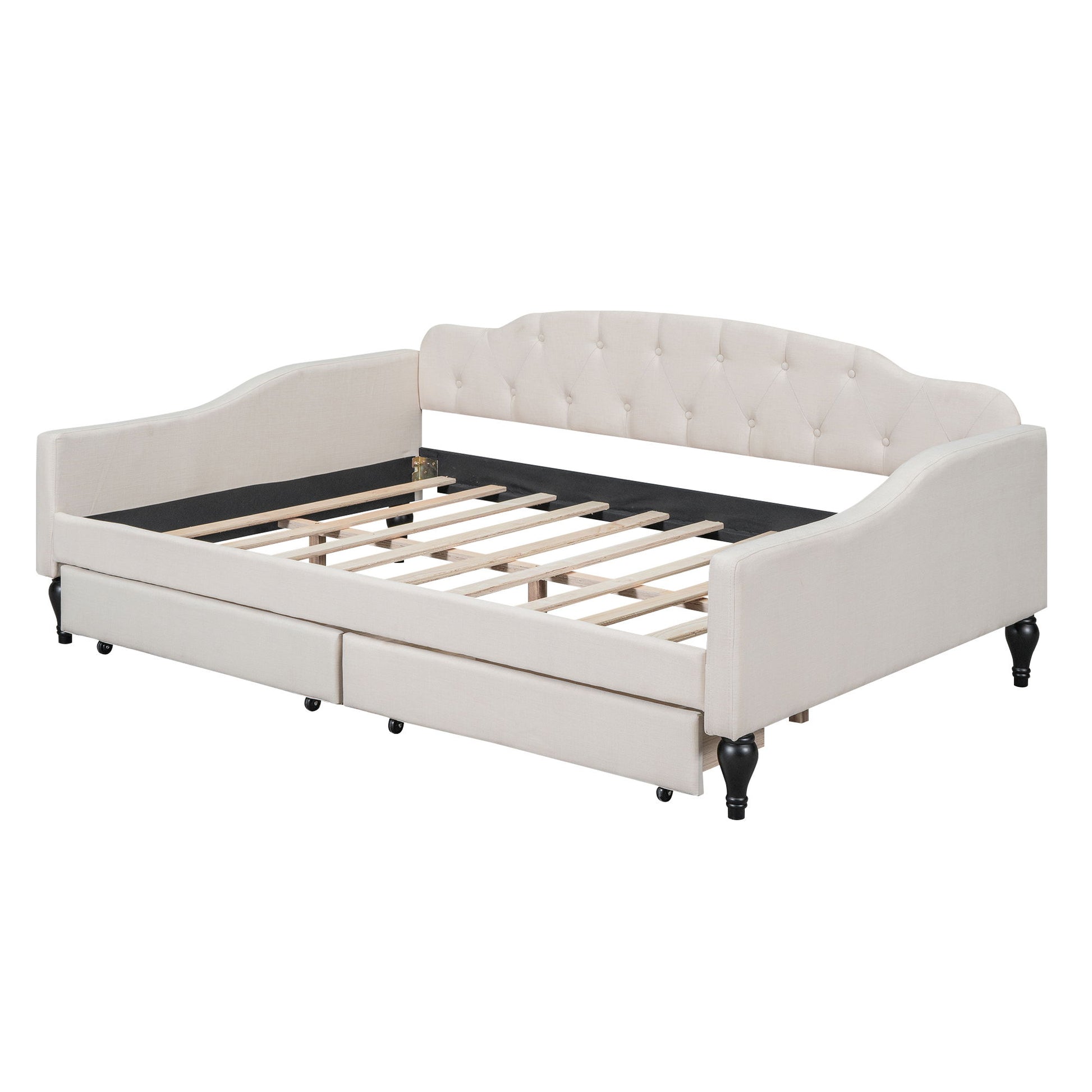 Upholstered Tufted Daybed - The Sleep Loft - Online Mattress Showroom NYC