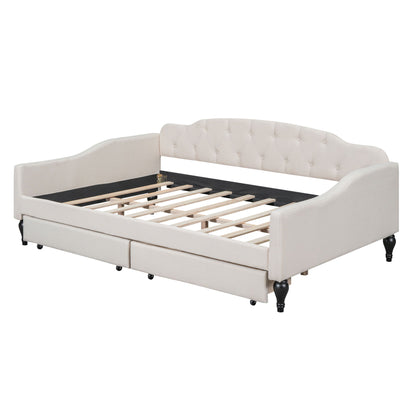 Upholstered Tufted Daybed - The Sleep Loft - Online Mattress Showroom NYC