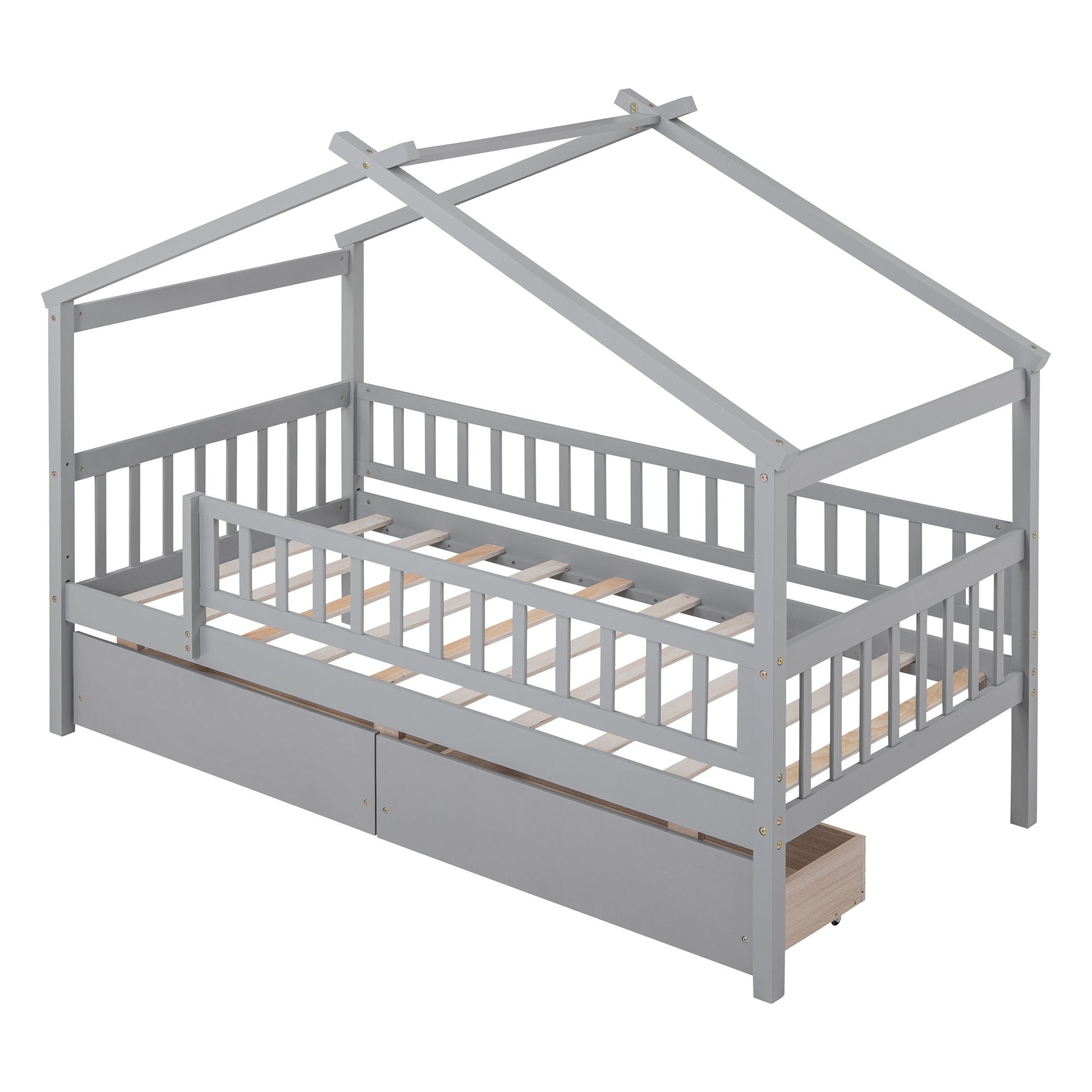 House Bed With 2 Drawers - The Sleep Loft - Online Mattress Showroom NYC