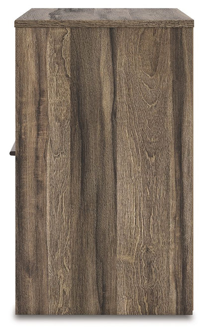 Elbrim - One Drawer Night Stand - Brown - The Sleep Loft - Online Mattress Showroom NYC