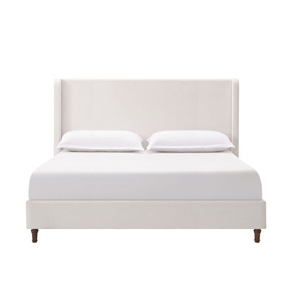 Harper - Tall Headboard Upholstered Bed / High Headboard / Elegant Simplicity / No Box Spring Needed - The Sleep Loft - Online Mattress Showroom NYC