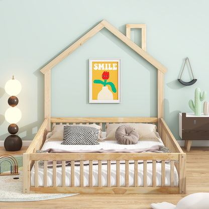 House Platform Bed With Guardrail - The Sleep Loft - Online Mattress Showroom NYC