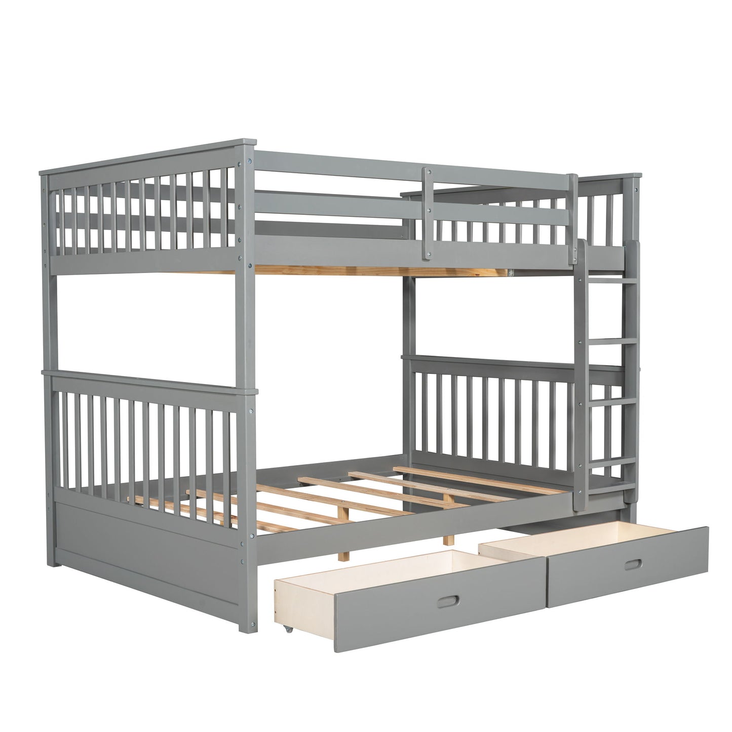 Bunk Bed With Ladders And 2 Storage Drawers - The Sleep Loft - Online Mattress Showroom NYC