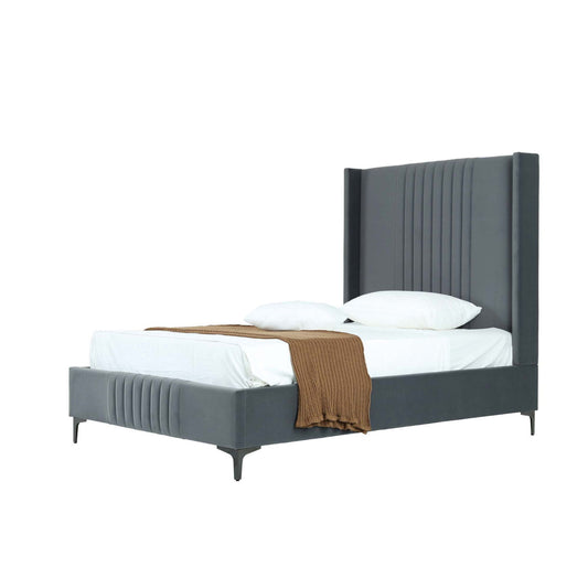 Promenade - Bed With Upholstered Headboard And Slats - The Sleep Loft - Online Mattress Showroom NYC
