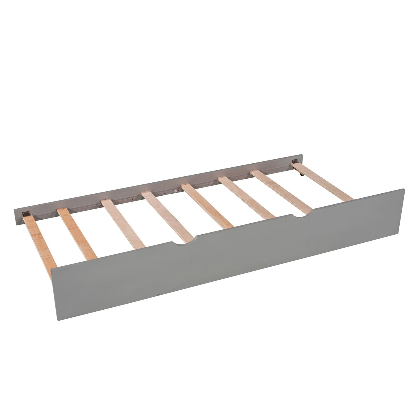 L Shaped Platform Bed With Trundle And Drawers Linked With Built In Desk - The Sleep Loft - Online Mattress Showroom NYC