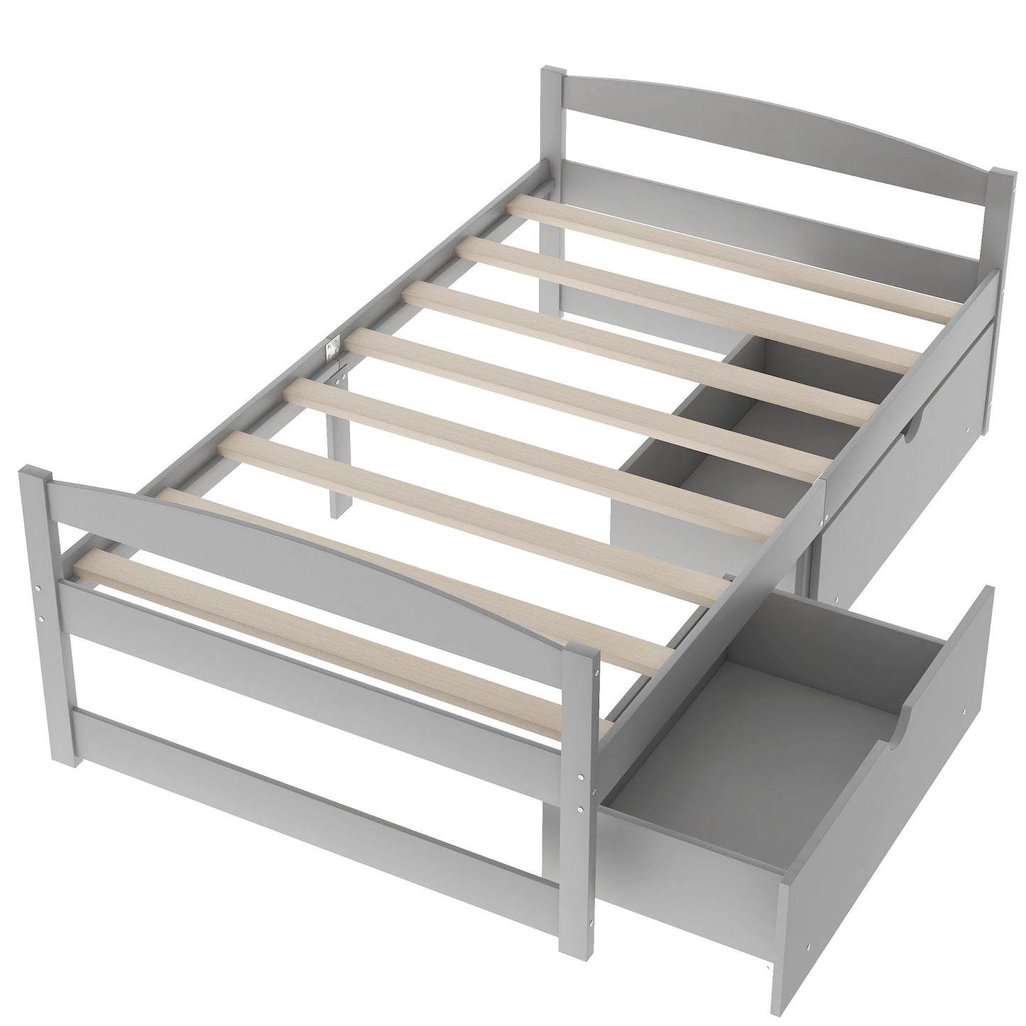Platform Bed With 2 Drawers - The Sleep Loft - Online Mattress Showroom NYC